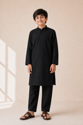 Boys Washing Wear Kurta Shalwar – Black